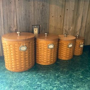 Longaberger canister set